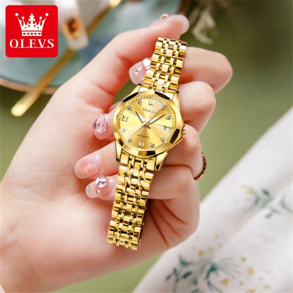 OLEVS 9982 Women's Watches Full Automatic Mechanical Movement - Image 5